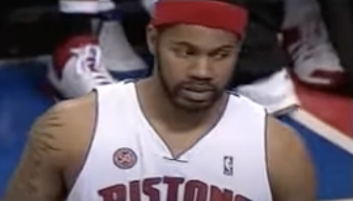 La légende NBA des Detroit Pistons, Rasheed Wallace