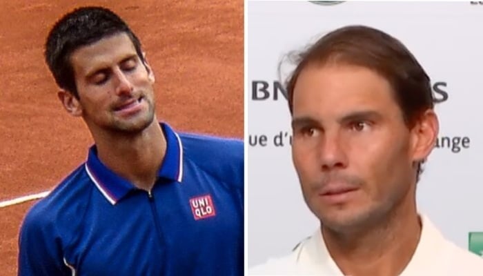 Novak Djokovic et Rafael Nadal