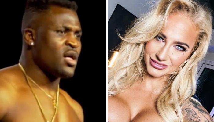 Le combattant star de la PFL, Francis Ngannou (gauche) et la sulfureuse boxeuse Ebanie Bridges (droite)