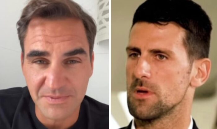 Roger Federer et Novak Djokovic