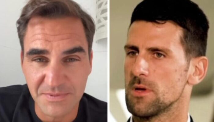 Roger Federer et Novak Djokovic