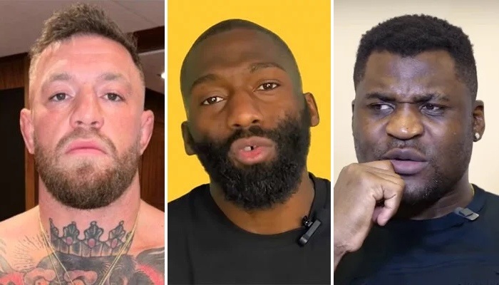 Conor McGregor, Cédric Doumbé et Francis Ngannou