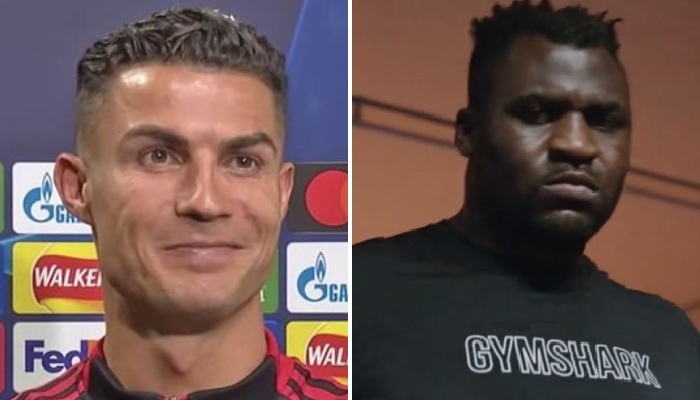 Cristiano Ronaldo et Francis Ngannou