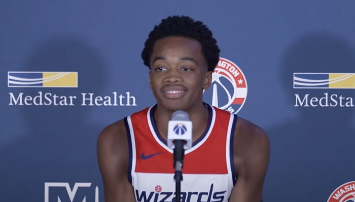 Bilal Coulibaly, jeune joueur français des Wizards de Washignton