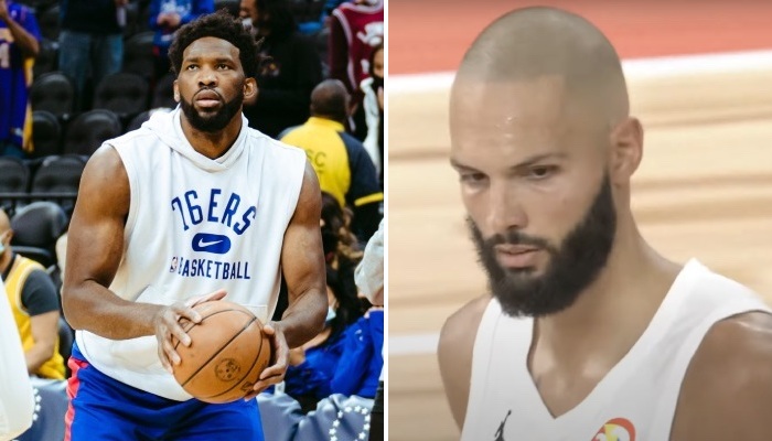 NBA Joel Embiid et Evan Fournier