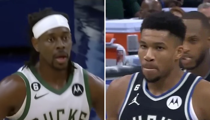 NBA Jrue Holiday et Giannis Antetokounmpo