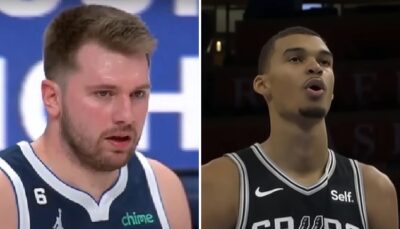 NBA – En plein carton face aux Spurs de Wemby, l’attitude polémique de Luka Doncic !