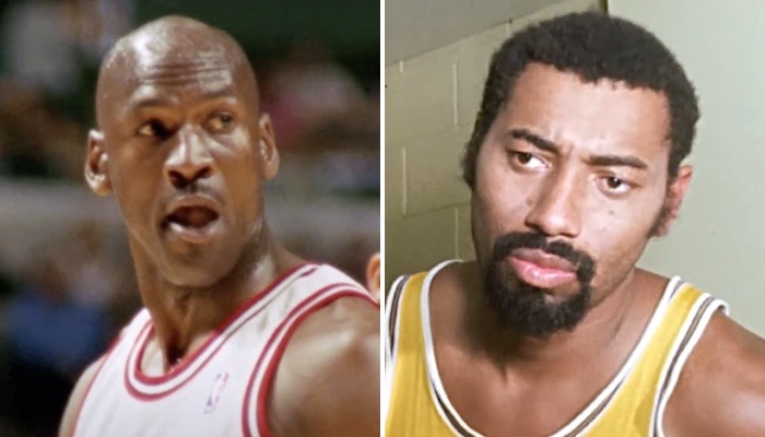 NBA Michael Jordan et Wilt Chamberlain