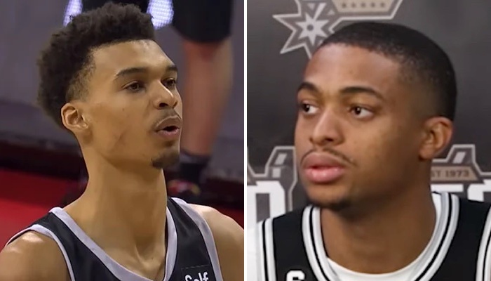 Keldon Johnson et Victor Wembanyama, coéquipiers aux Spurs !