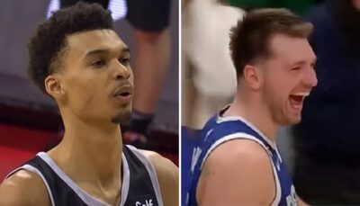 NBA – Trop chaud, Luka Doncic provoque salement Victor Wembanyama et les Spurs ! (vidéo)