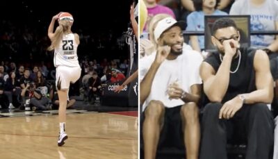 WNBA – La réaction virale de Ben Simmons au tir de Marine Johannès !