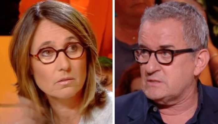 Alexia Laroche-Joubert et Christophe Dechavanne