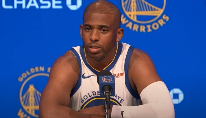 Le meneur star NBA des Golden State Warriors, Chris Paul