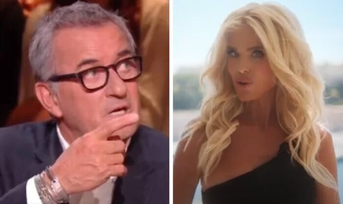 Christophe Dechavanne et Victoria Silvstedt