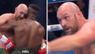 Tyson Fury (126 kilos) terrassé par Francis Ngannou, la photo dingue déjà culte : « Pour l’histoire »