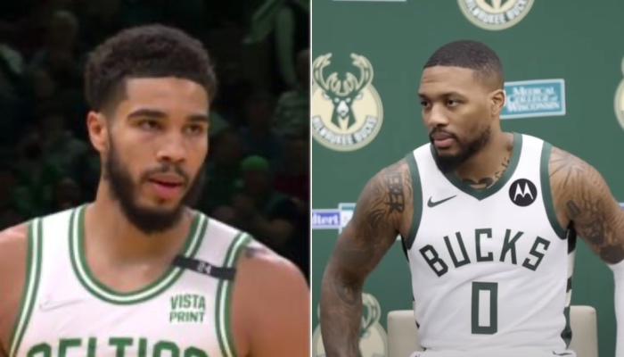NBA, Jayson Tatum et Damian Lillard