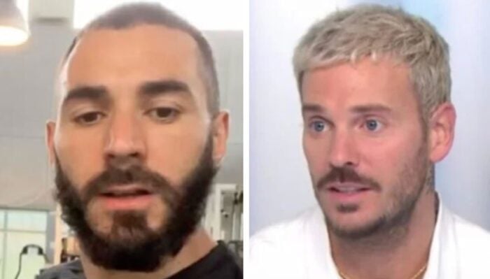 Karim Benzema et Matt Pokora