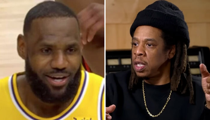 LeBron James et le rappeur Jay-Z