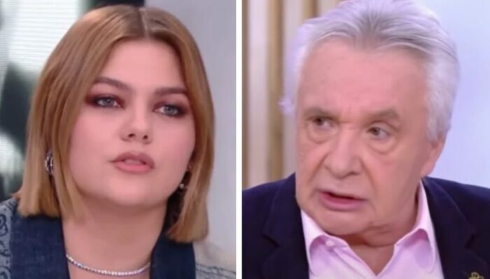 Louane et Michel Sardou