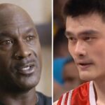 NBA – Les images virales où Yao Ming (2m29) fait passer Michael Jordan pour un minus !