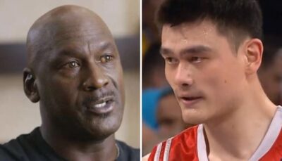 NBA – Les images virales où Yao Ming (2m29) fait passer Michael Jordan pour un minus !
