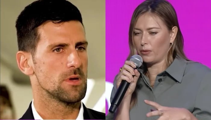 Novak Djokovic et Maria Sharapova