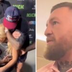 Scène folle : un proche de McGregor étrangle une femme, elle s’évanouit et tombe ! (vidéo)