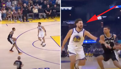 NBA – Sans pitié, Victor Wembanyama humilie Klay Thompson 2 fois en 4 secondes ! (vidéo)