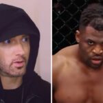 La photo dingue où Francis Ngannou (123 kilos) fait passer Eminem pour un minus !