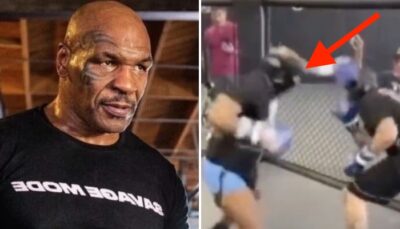 À 55 ans, les images terrifiantes du sparring de Mike Tyson, trop puissant ! (vidéo)