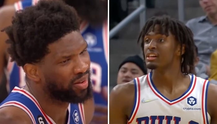 NBA Joel Embiid et Tyrese Maxey