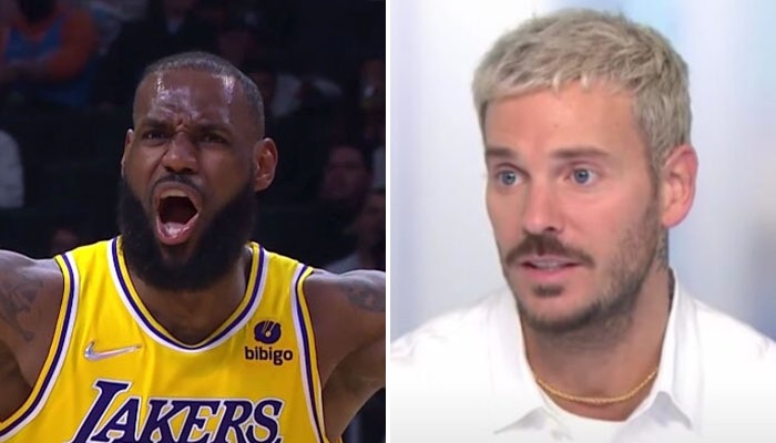 NBA LeBron James et Matt Pokora