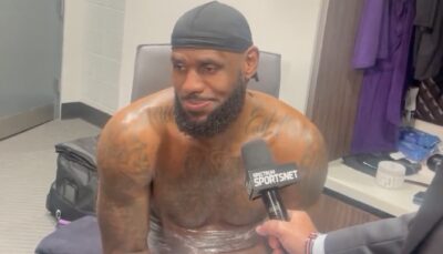 NBA – Dans le vestiaire, LeBron choqué par un journaliste : « C’est fou, tu m’as…