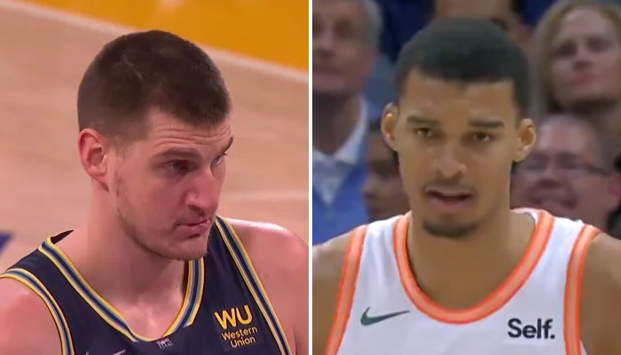 NBA Nikola Jokic et Victor Wembanyama