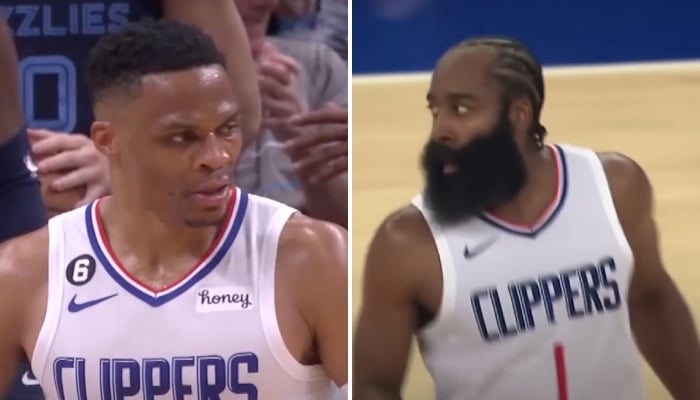 NBA Russell Westbrook et James Harden