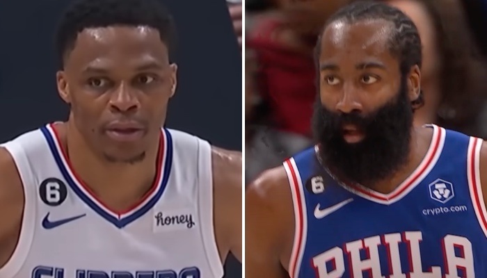 NBA Russell Westbrook et James Harden