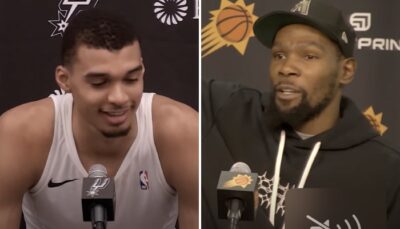 NBA – Après le carton, Kevin Durant ultra-honnête : « J’ai dit à Wembanyama qu’il…