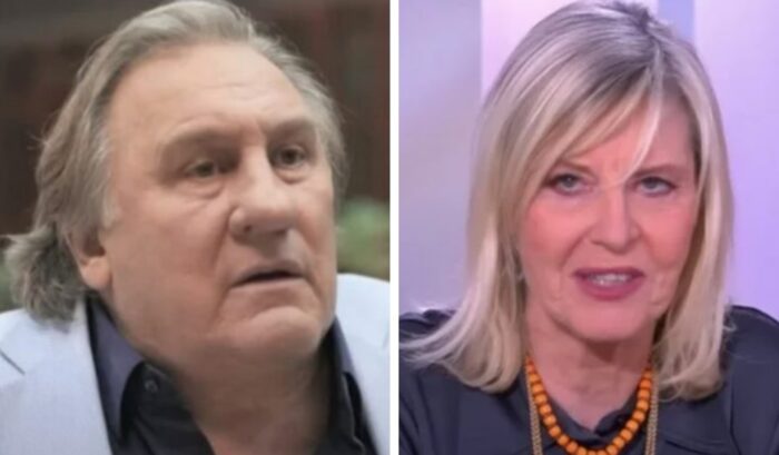 Gérard Depardieu et Chantal Ladesou