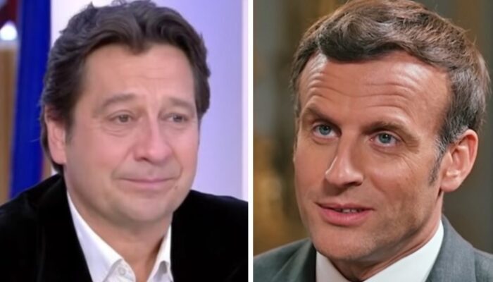 Laurent Gerra et Emmanuel Macron