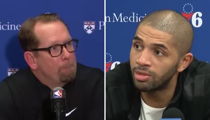 Nick Nurse et Nicolas Batum