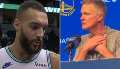 NBA – Steve Kerr cash sur l’utilisation de Rudy Gobert contre les Warriors : « Il a…