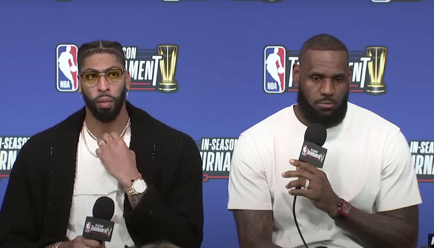 Anthony Davis et LeBron James, les deux stars des Lakers