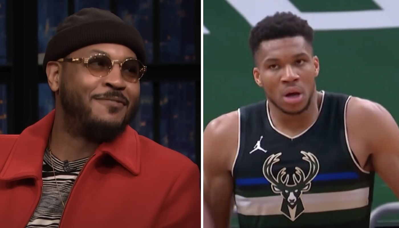 NBA Carmelo Anthony et Giannis Antetokounmpo