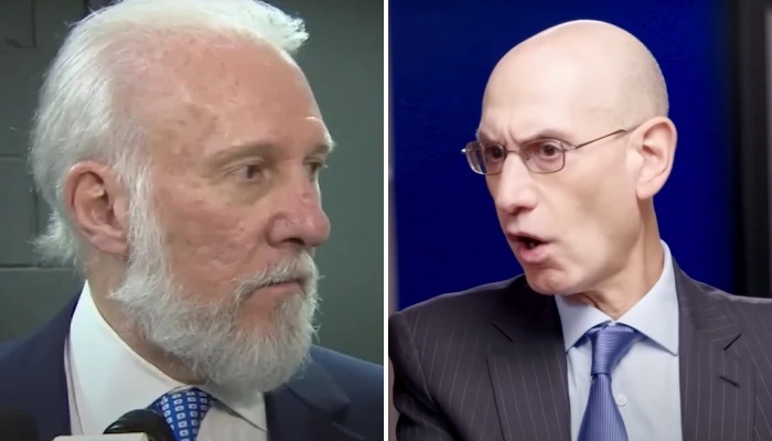 NBA Gregg Popovich et Adam Silver