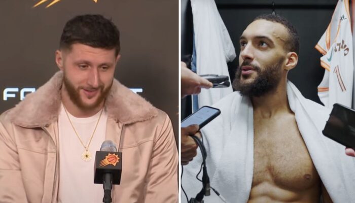 Jusuf Nurkic et Rudy Gobert, pivots des Suns et des Timberwolves