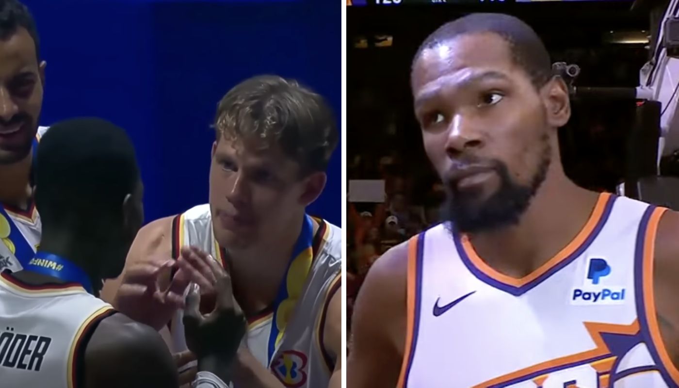 NBA Moritz Wagner et Kevin Durant