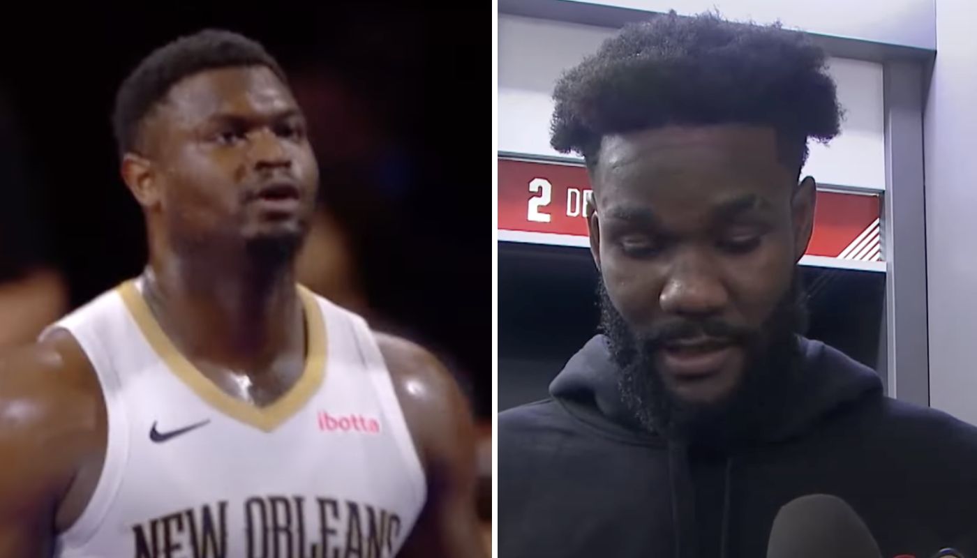 NBA Zion Williamson et Deandre Ayton