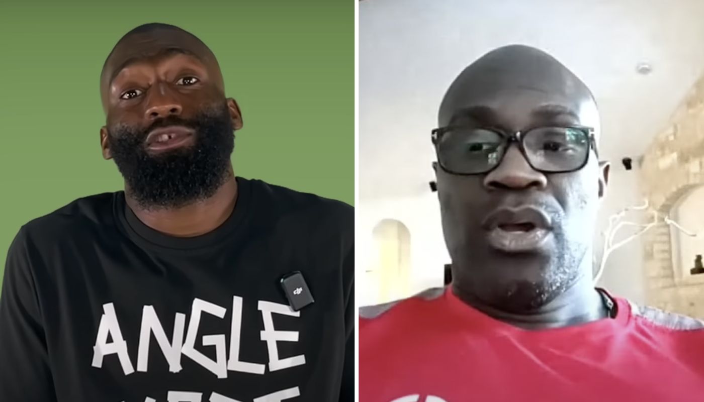 Cédric Doumbé et la légende fu MMA français Cheick Kongo