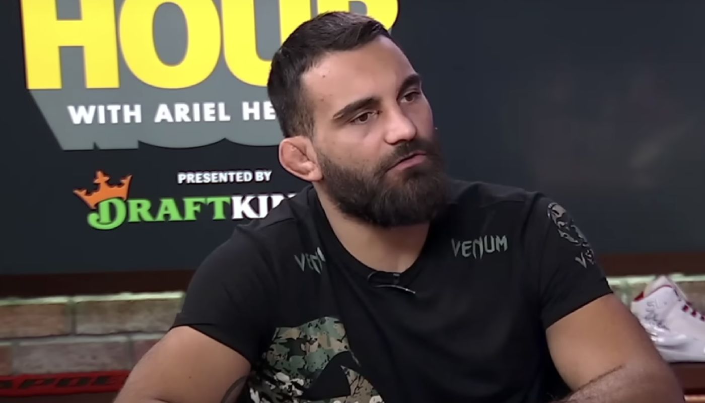 Benoit Saint-Denis sur le plateau de la MMA Hour