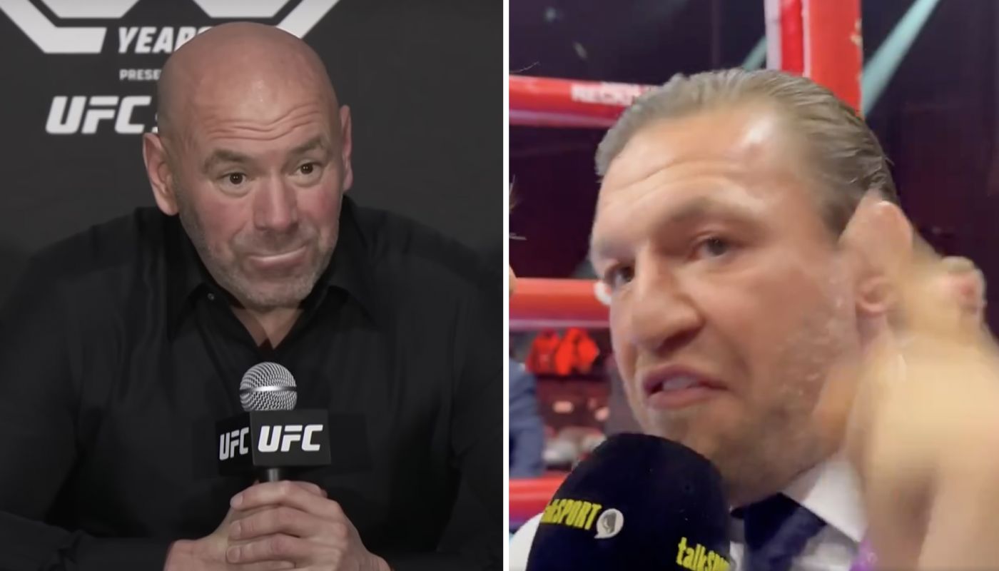 Conor McGregor et le grand patron de l'UFC Dana White